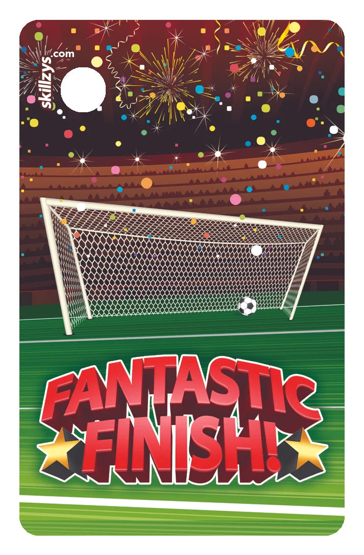 Fantastic Finish Soccer Game Award Skill Tag