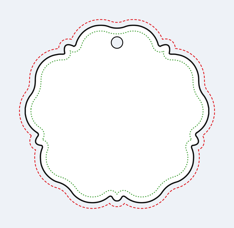 Flower template