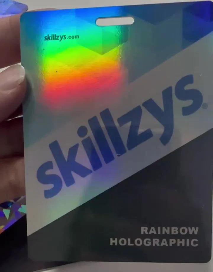 Rainbow Holographic tag sample