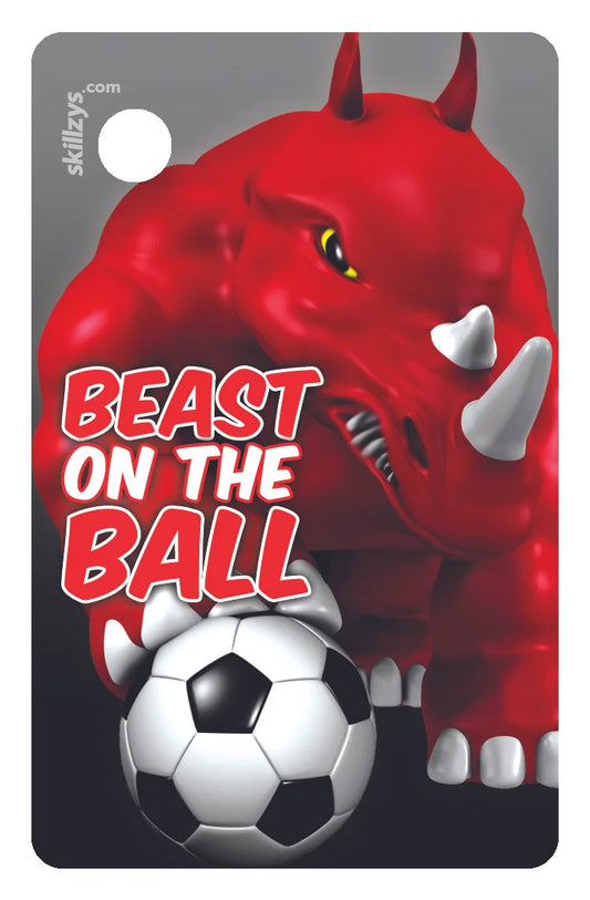 Beast on the Ball Soccer Game Award Skill Tag