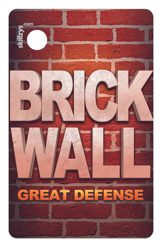 Brick Wall Soccer Game Award Skill Tag