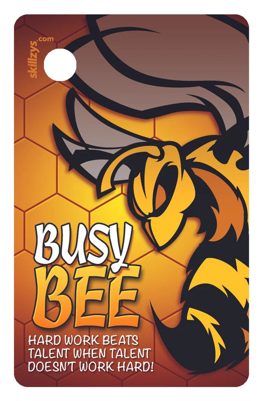 Busy Bee Soccer Game Award Skill Tag