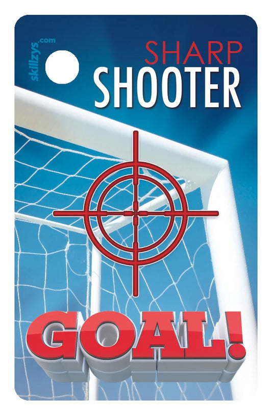 Sharp Shooter Soccer Game Award Skill Tag