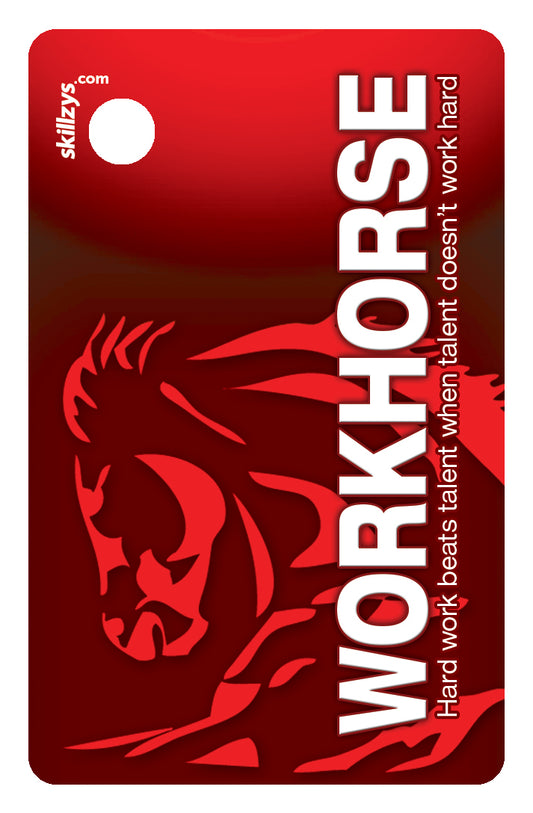 The Workhorse Soccer Game Award Skill Tag