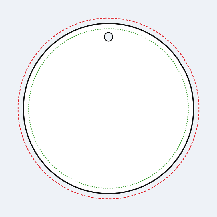 Circle - Hole template