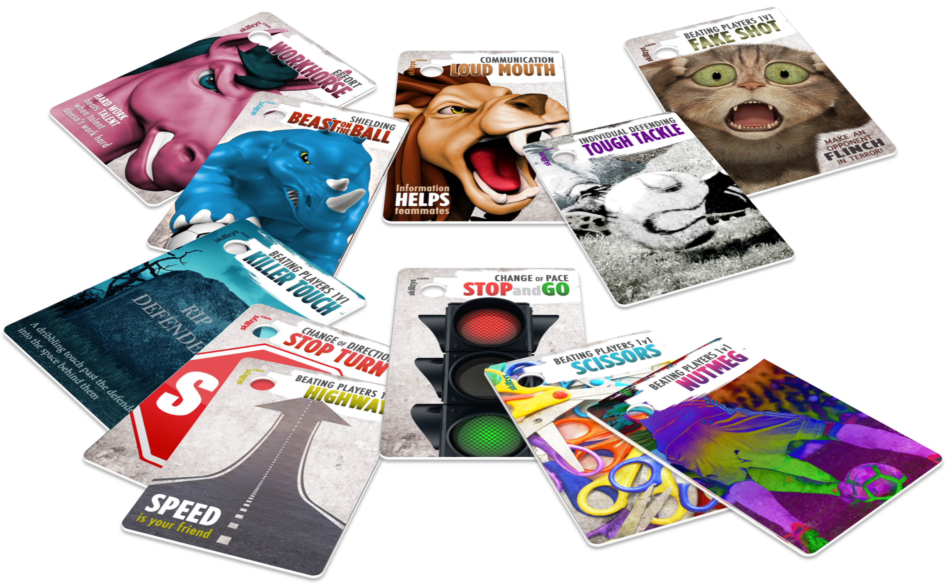 Custom Game Award Skill Tags&reg; design examples