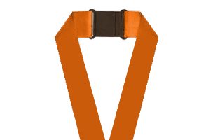 Lanyard with safety breakaway attachment