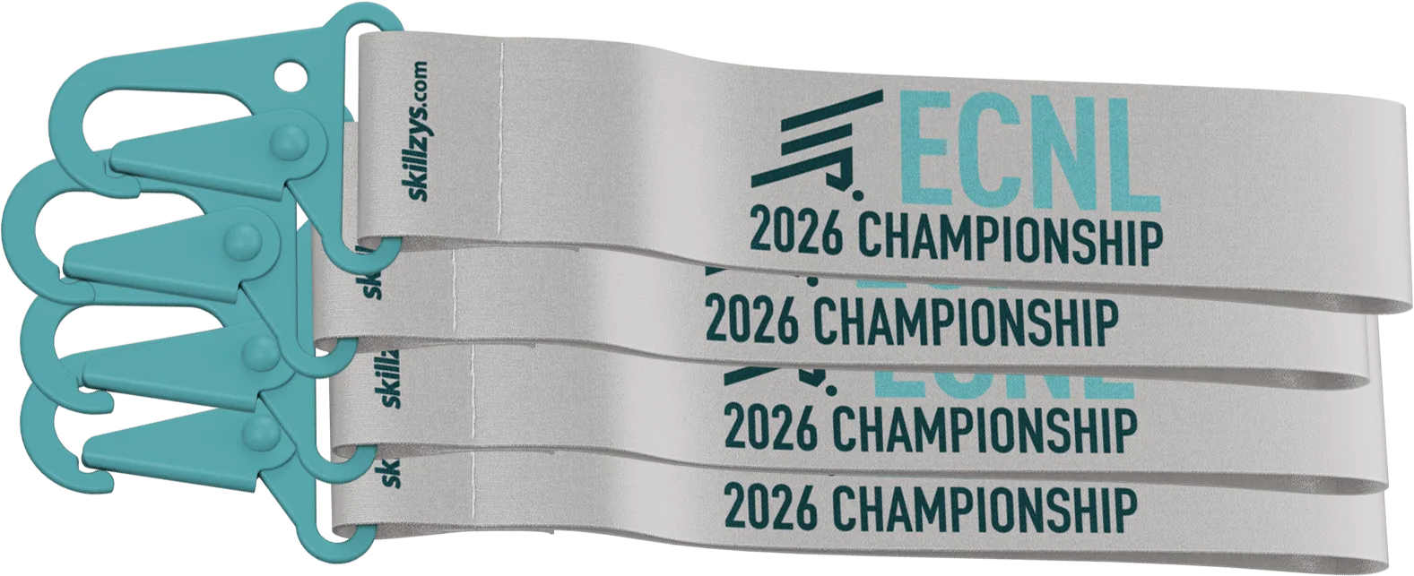 Skillzys StrapTags - custom ECNL 2026 Championship straps