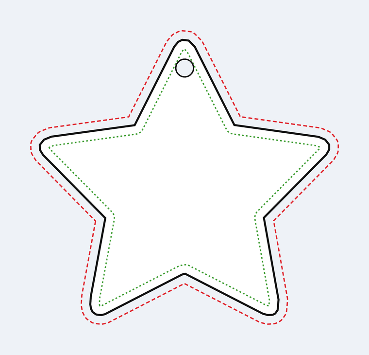Star template